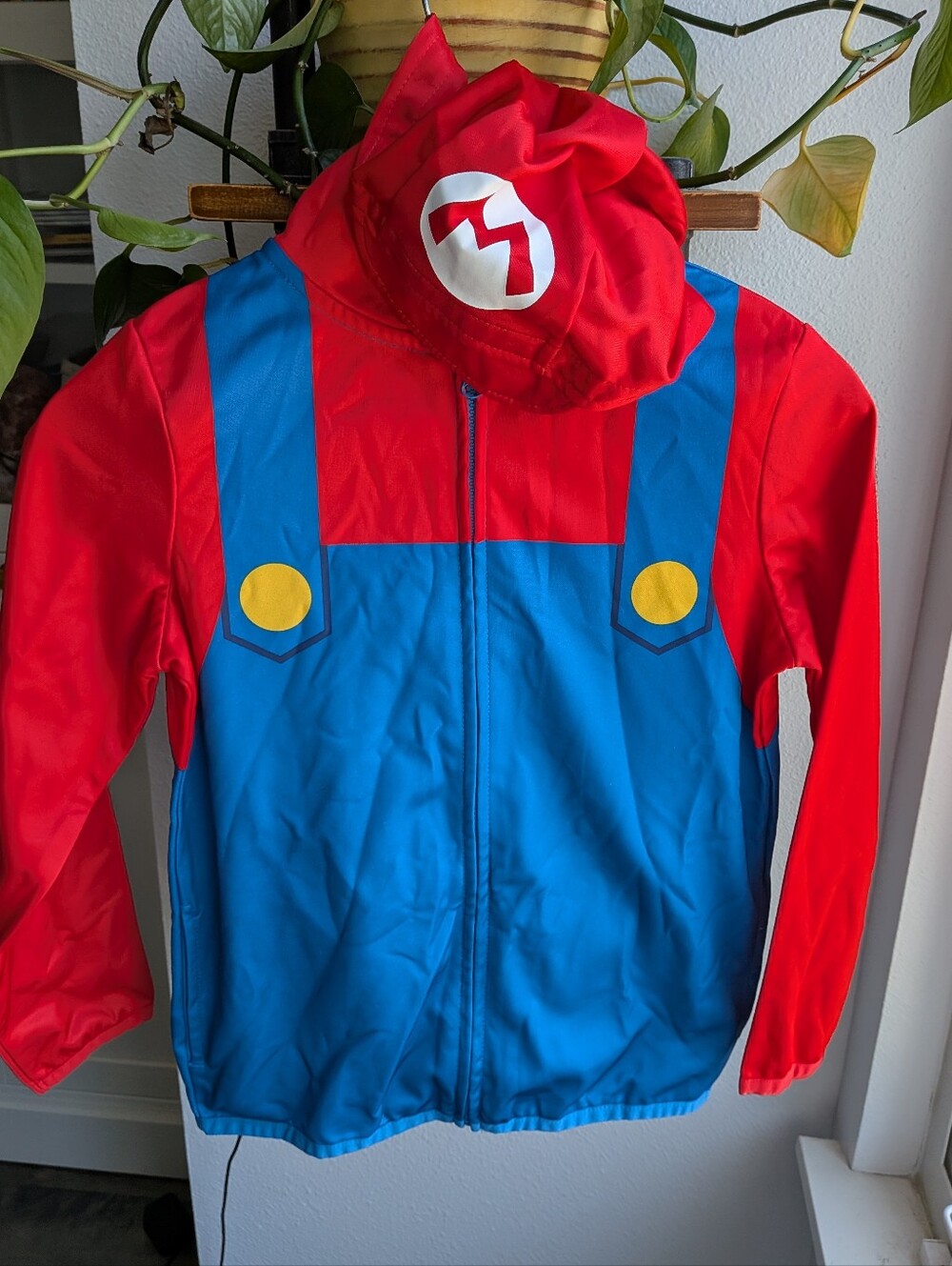 Jumping Beans x Super Mario Nintendo Boys Costume Zip Up Hoodie Size 8